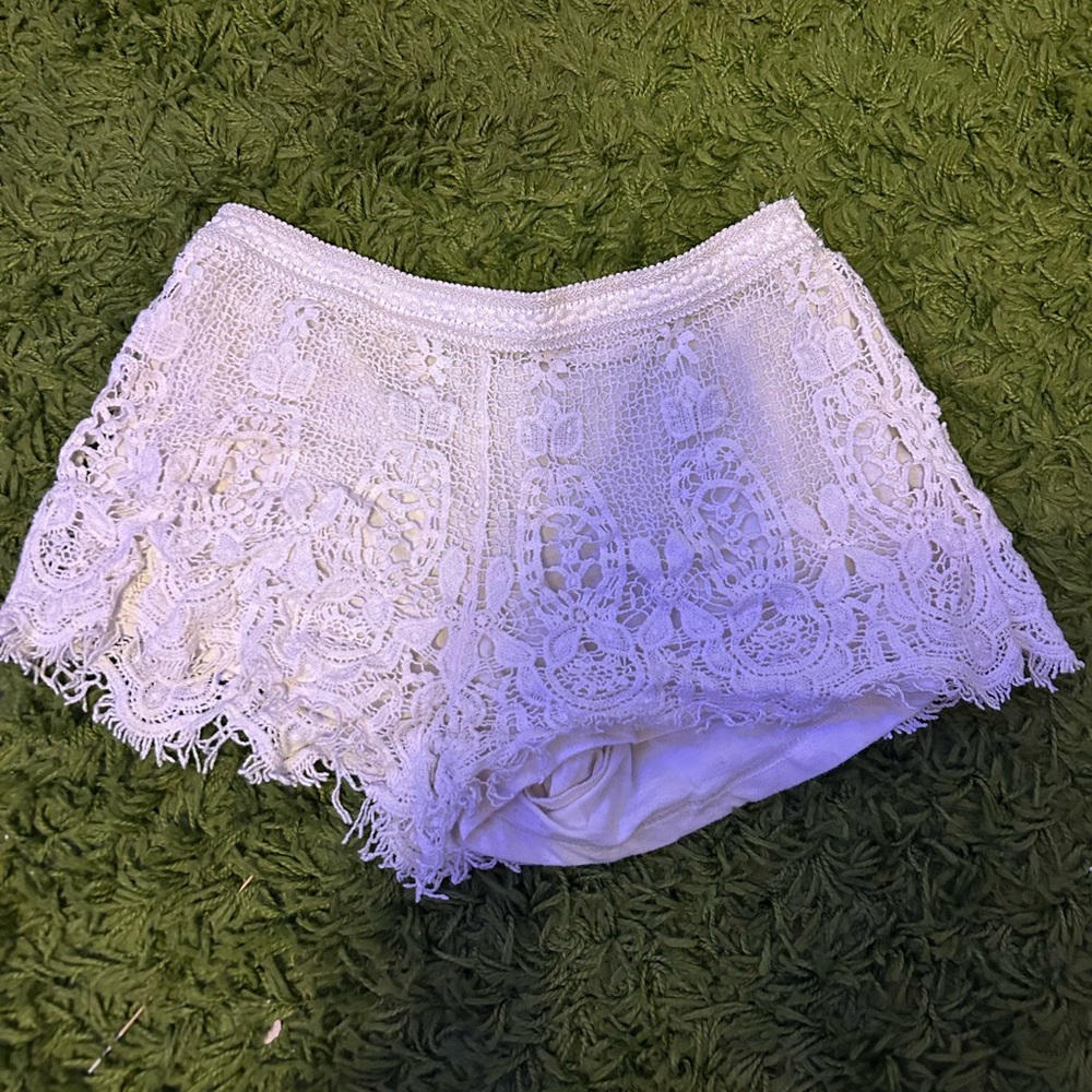 White Lace Shorts🤍